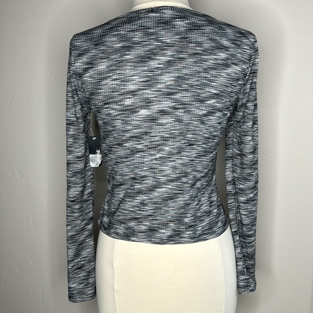 NWT Ardent open front Two tie Long sleeve top Size Medium - Picture 5 of 8